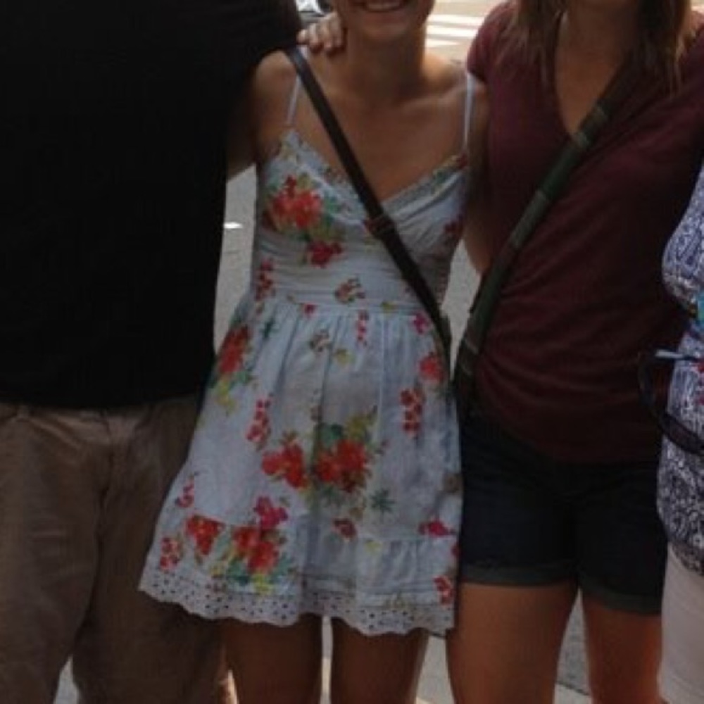 Floral Dress Light Blue